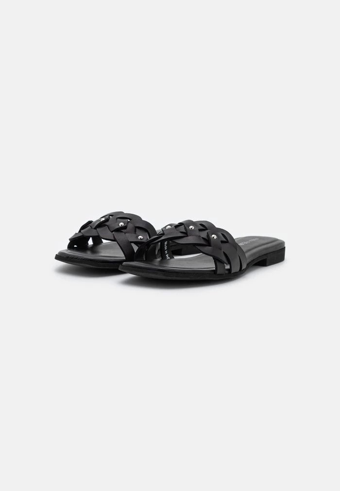 Chausson ANNA FIELD Anna Field Cuir Noir Femme | OGW-1191290